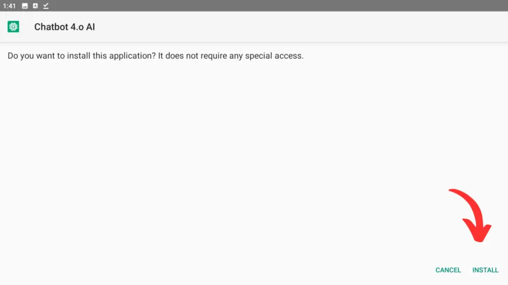 Install the APK File